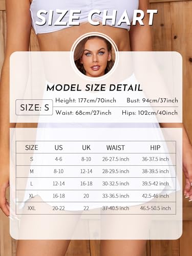 Jupe de bikini taille haute avec boxer et poche SHEKINI - 6