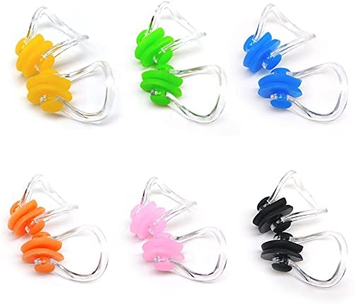 RKPM HOMES Swimming Kit | Ear Plugs and Nose Clip Sets | Silicone Waterproof Silica Gel Ear & Nose Protector | Swimming Accessories | Water Soft & Comfortable For Children Adults Toddlers (Set Of 1)