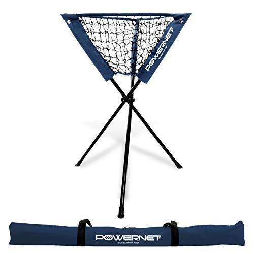 Powernet Baseball Softball Portable Batting Practice Ball Caddy | Use During Training And Drills | Save Your Back No More Bending | Holds Up To 60 Baseballs #TOP21
