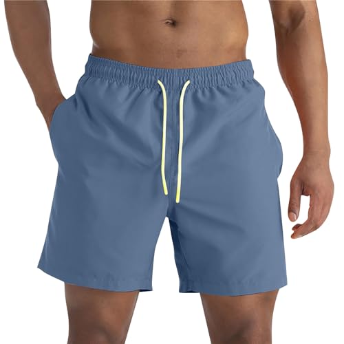 Mens Swim Trunks Quick Dry Swimming Swim Shorts with Pockets Stretch Beach Bathing Suit