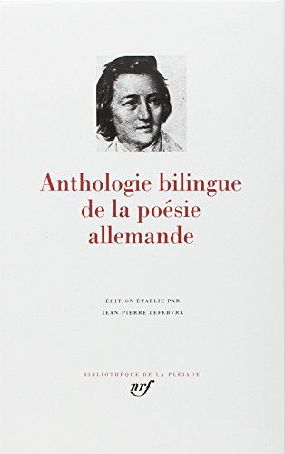 Anthologie bilingue de la poésie allemande Livre eBook France