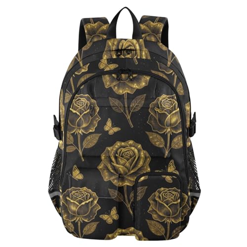 Scomparti multipli: lo zaino da viaggio per laptop porta tasche multiple con un sacco di spazio per oggetti grandi e piccoli. Dispone di 2 scomparti principali che possono ospitare molti oggetti come accessori da viaggio. Vestiti. Cancelleria E Libri. Tasche laterali in rete per contenere una bottiglia d'acqua e un ombrello compatto. È possibile mantenere gli oggetti organizzati e facili da trovare.