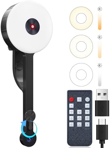 POHO 4K Webcam with Light,Webcam for PC, Sensorless Focus, Ultra ...