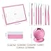 iVyne Complete Set Rechargeable A4 Light Pad, Weeding Tools for Vinyl, Weeding Scrap Collector for Cricut and Silhouette Machines for Weeding, Tracing, Drawing Projects - Pink