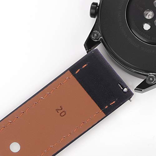 ULTECHNOVO Pulseira de RelÃ³gio de Couro Pulseira de RelÃ³gio de Couro ClÃ¡ssico de SubstituiÃ§Ã£o C