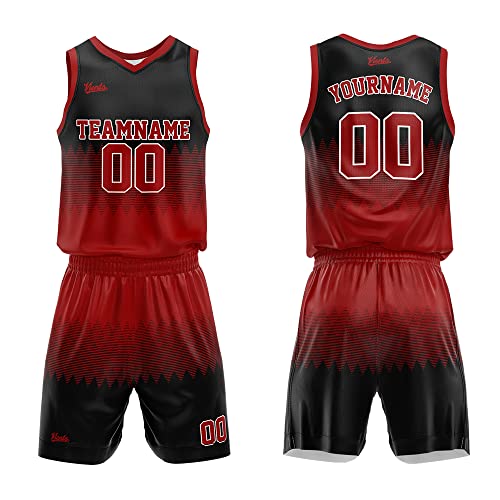 vients Custom Basketball Jersey Uniform for Men Women Adult Youth Print Name Number Logo