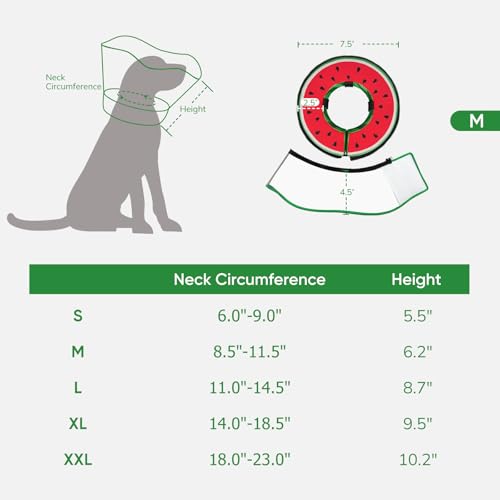 Image of Supet Sponge Dog Cone Collar Stop Licking After Surgery, Dog Donut Collar