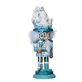 Kurt Adler Hollywood Polar Bear Nutcracker, 15-Inch
