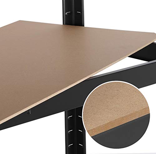 Yaheetech Schwerlastregal 180 x 120 x 45 cm Lagerregal 5 Böden Metall Regal Max. Belastbarkeit : 875kg