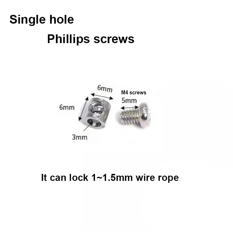 Wire Rope Cable Clamp Clip Fastener For Deck Cord Adjustable Clamps Clips Stainless Steel - View #9