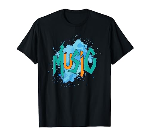 Música Street Art Graffiti Spray Art Style Camiseta