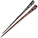 Evolatree - Pair Of Hand Carved Wide Cut Sprial Sono Wood High Gloss Hair Chopsticks - 7.5"