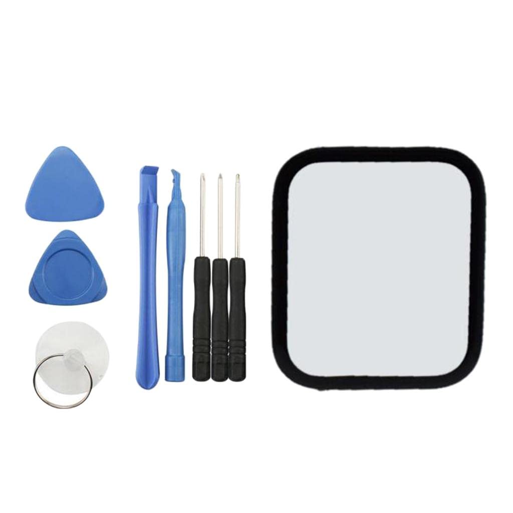 Lente Frontal Externa para Reloj Repuesto de Cristal Exterior para Pantalla Kit Separador de Vidrio Frontal Pieza de Sustitución para Pantalla de, 44mm