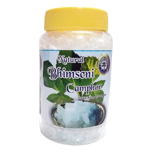ECH Natural Ethnic Choice Bhimseni Camphor Used in ayurvedic Medicine, Performing Aarti, as Room freshener 250g.