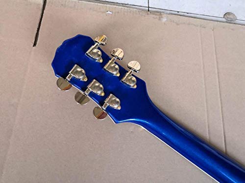 skjos Guitares d’acier Acoustique en Acier Acoustique De Guitare De Guitare De Guitare Électrique Bleu (Color : 38inch) - Les Beatles, Paul McCartney, John Lennon, RIngo Starr, George Harrison skjos Guitares d'acier Acoustique en Acier Acoustique De Guitare De Guitare De Guitare Électrique Bleu (Color : 38inch) – Image 3