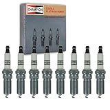 8 pc Champion Double Platinum Spark Plugs compatible with Ford F-150 5.0L V8 2018-2020
