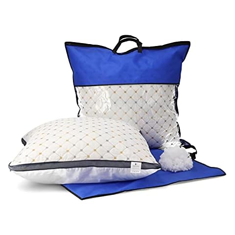 2er Set Kopfkissen, 80 x 80 cm, Bezug: 100% Baumwolle Cover