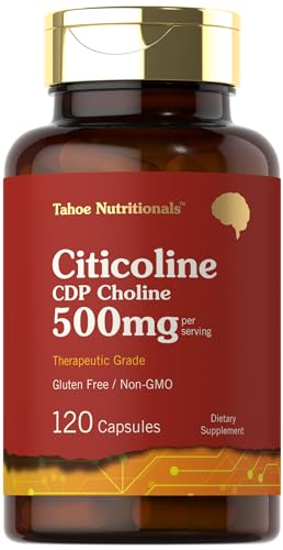 Tahoe Nutritionals Citicoline Supplement | 500mg | 120 Capsules