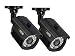 Q-See QM1201B-2 900TV Lines of Resolution Analog Bullet Security Camera 2-Pack with 100' Night Vision(Black)