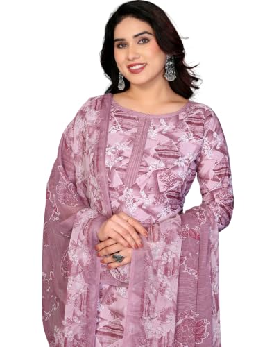 Image of Priyashi Women Unstiched Crepe dress materials | Crepe Salwar Suit for women with dupatta | suit material for women unstitched