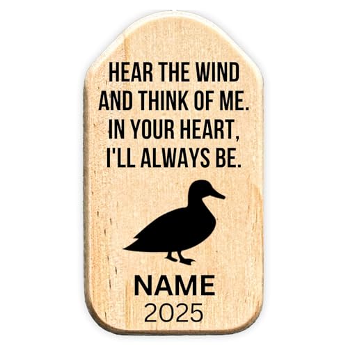 Gadwall Wind Chime Loss Gadwall Memorial Gadwall Loss Gift Sympathy