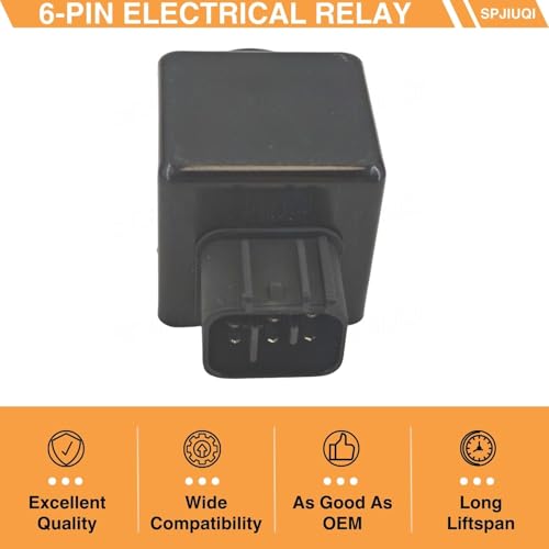 SPJIUQI 12V 6-Pin Electrical Relay 68V-81950-00-00 Ignite System Unit CDI Fit for Yamaha WaveRunner FA1800 FB1800 FC1800 FRT1100 FX1800 FY1100 GX1800 LF115TLR F115TXRZ F115TXRA F115TXRB - Thumbnail 5