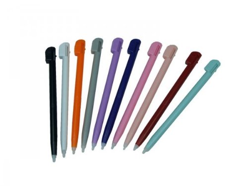Handycop® Ersatzstift Stifte für Nintendo DS Lite & Wii U Gamepad aus Kunststoff - Set (10 Stück Stift) Handycop® Ersatzstift Stifte für Nintendo DS Lite & Wii U Gamepad aus Kunststoff - Set (10 Stück Stift)
