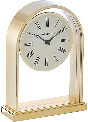 Howard Miller Reminisce Table Clock 613-118 – Brass Finish With Quartz Movement #TOP2