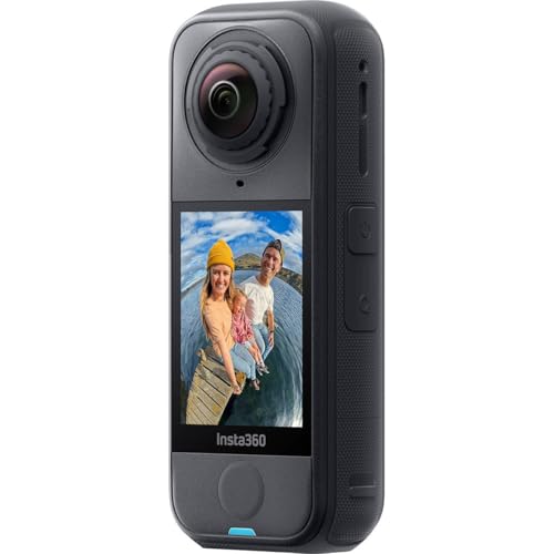 Image of Insta360 X4 Air Standard Bundle | Lightest 8K 360 Action Camera for Epic Adventures | for Travel, Sports, Family Moments, Vlogging | Smooth, Stable, Easy-to-Edit Videos Anytime, Anywhere - Black