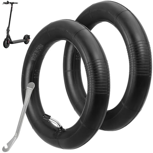 Xisair 2 Camera d'aria Compatibile con Scooter Elettrico da 8,5 Pollici, Camera d'aria in Gomma, Pneumatico a Doppio Spessore, Prova di Urto, Silenzioso, 8 1/2 x 2 Ruote Scooter Elettrico