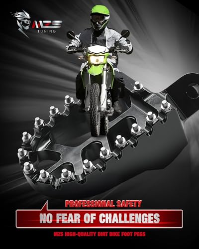 Image of MZS Dirt Bike Foot Pegs for KLX300 KLX300R KLX250 KLX250SF CR85R XR650L