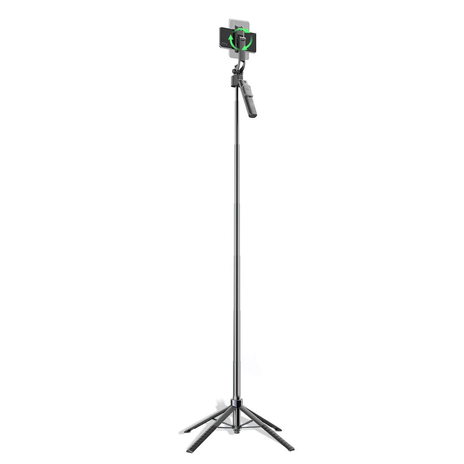 Selfie Stick AI Intelligente con Rilevamento Automatico Panorama a 360 Gradi, Treppiede per Rilevamento del Volto AI con Telecomando BT 5.0, 8 Sezioni Estensibile a 175 Cm, per Telefono e