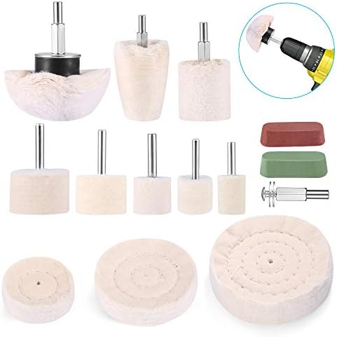 Heatigo 14PCS Drill Polishing Buffing Pads Kit