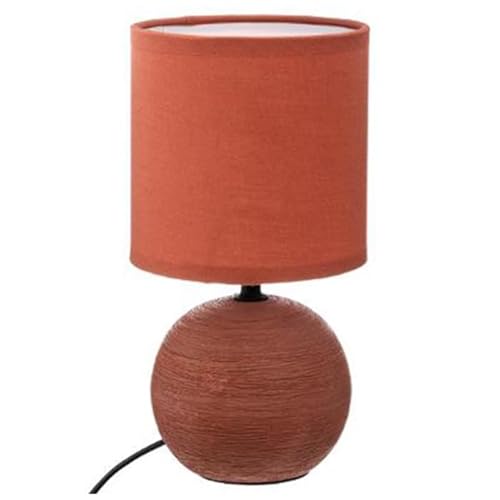 Paris Prix Atmosphera Créateur d'intérieur - Lampe à Poser Céramique Boule 25cm Terracotta