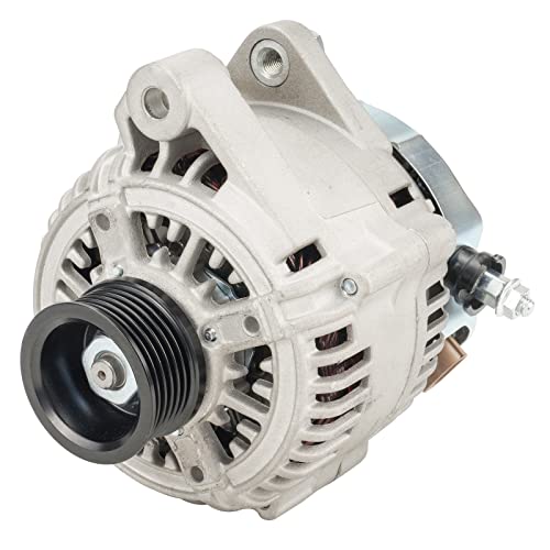 Image of PHILTOP Alternator Compatible With 1998-2004 Avalon(100 Amp) 13706N 12V CW 6-Groove Pulley | Replacement OE 13706, 12223, 2100404, AL3296X, 90295351, N13706, 270600A050, 13706N, A2906