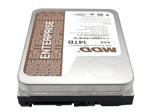 Image of MDD MAXDIGITALDATA MDD (MD14TSAS25672E-2X14) 14TB 7200RPM 256MB Cache 4KN SAS 12Gb /s 3.5-inch (Dual Actuator) Enterprise Hard Drive - [NOT a SATA HDD] (Renewed)