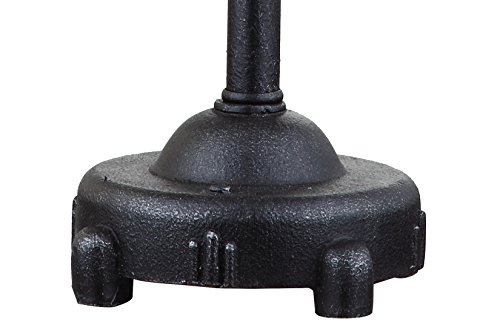 JONATHAN Y 20" Black/Silver Industrial Metal Table Lamp, Wire Cage Drum Shade for Bedroom Living Room Nightstand, Rustic Farmhouse Style, UL Listed, LED Bulb Included JYL4029A by JONATHAN Y - Image 4