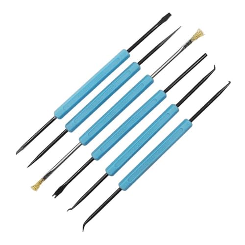 Sarini 6 pièces outils d'assurage de gréement de bateau, ensemble d'outils de bricolage durables pour modèles de bâtons et de cordes de construction de navires en...