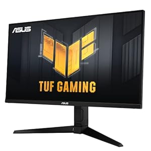 ASUS TUF Gaming VG28UQL1A – 28 Zoll UHD 4K Monitor – 144 Hz, 1ms GtG, FreeSync Premium & G-Sync kompatibel, DisplayHDR 400 – Fast IPS Panel, 16:9, 3840×2160, DisplayPort, HDMI 2.1, USB, ergonomisch