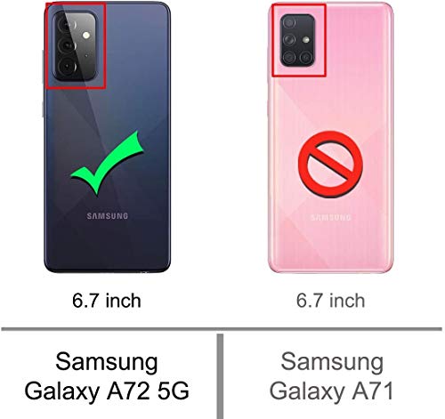 Capa Anti Shock + Pelicula de Vidro 3D Para Samsung Galaxy A72, Fse Acessórios, RIG-3D-A72, Transpar
