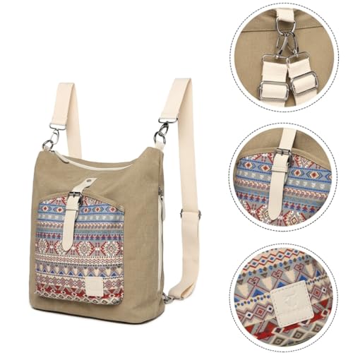 Image of SRZ School Bag College Bag Backpack for women Travel bag Polyester Trendy Stylish Backpack Drawstring Embroidery