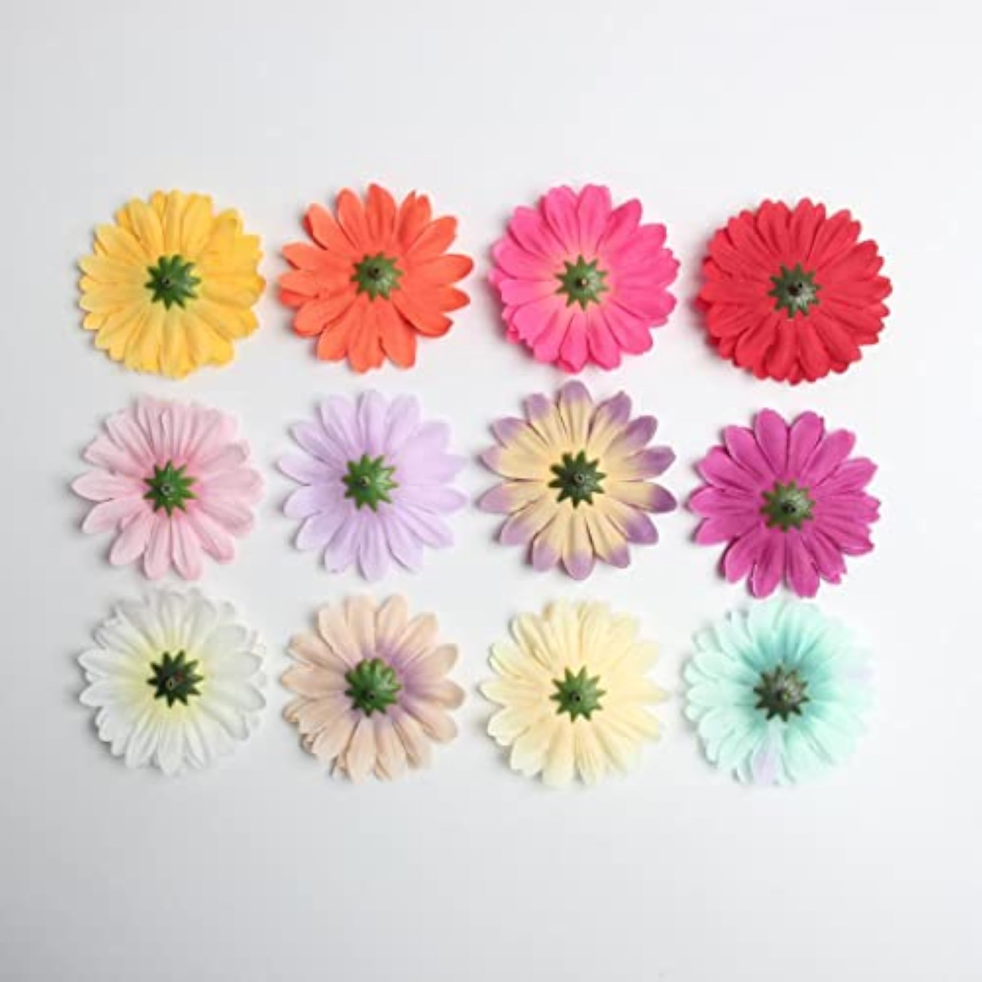 20x10 Pieces Artificial Gerbera Daisy Flowers Heads