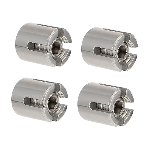 VALICLUD 4stücke Edelstahl Seilverbinder Mit Querdrahtspleißer Für Kabelbefestigung Langlebig Und Rostfrei Für Garten Und Metalldrahtgeflechte