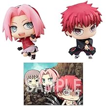 Megahouse Chimimega Buddy Series Naruto Haruno Sakura & Sasori Set with Gift, Multiple Colors MH82884