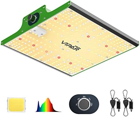 LED Grow Light, VIPARSPECTRA P600 Dimmable Grow Lights with 300pcs Samsung LEDs (IR Included) Full Spectrum for Hydroponic Indoor Plants Seeding Veg Flower for 2x2ft Coverage