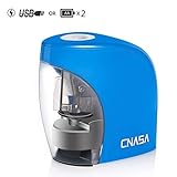 Electric Pencil Sharpener,Pencil Sharpener for No.2 Pencils and Colored Pencils,Electrical Automatic Sharpener with Auto Stop Feature, Electric Sharpener for Home/School/Office,USB or 2AA Batteries