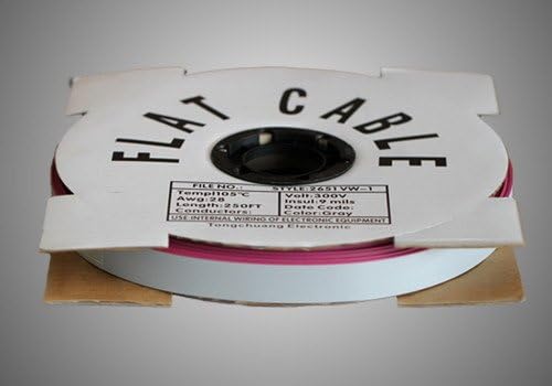 Connectors Pro 100 ft 20-wire IDC Flat Ribbon Cable, 2.54mm 0.1" Pitch
