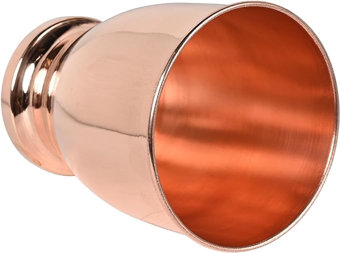 ANCIENTIMPEX Trinkglas aus reinem Kupfer, (modern, schlicht), lackiert, ungefüttert und unbeschichtet, 550 ml, ANC-CT-92