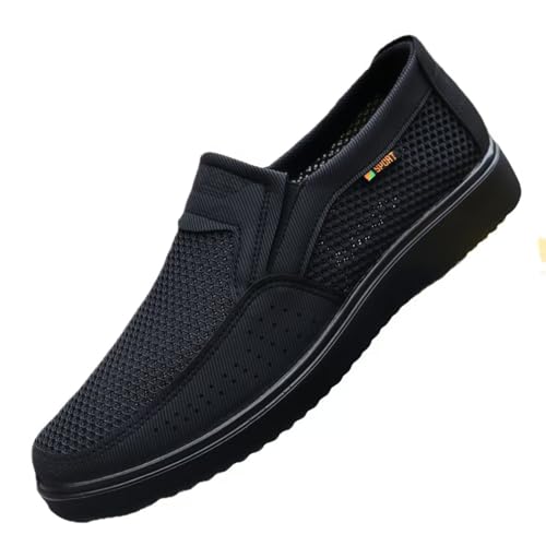 Slip on Shoes for Men, Breathable Loafers for Men with Arch Support, Comfortable Boat Shoes, Orthopedic Non Slip Indoor