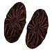 Inzopo Reusable Flannel Washable Boot Covers Anti-Slip Shoe Covers Overshoes Shoe Covers for Children Adult coffee